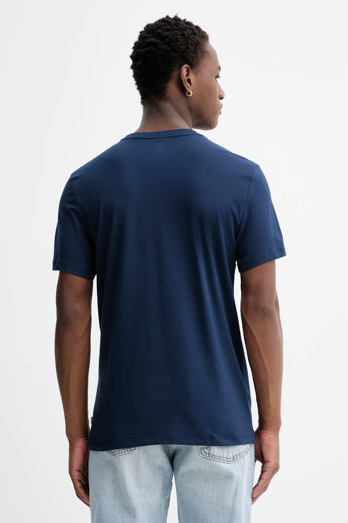 Oblačila Bombažna kratka majica Levi's 2-pack 79681 mornarsko modra