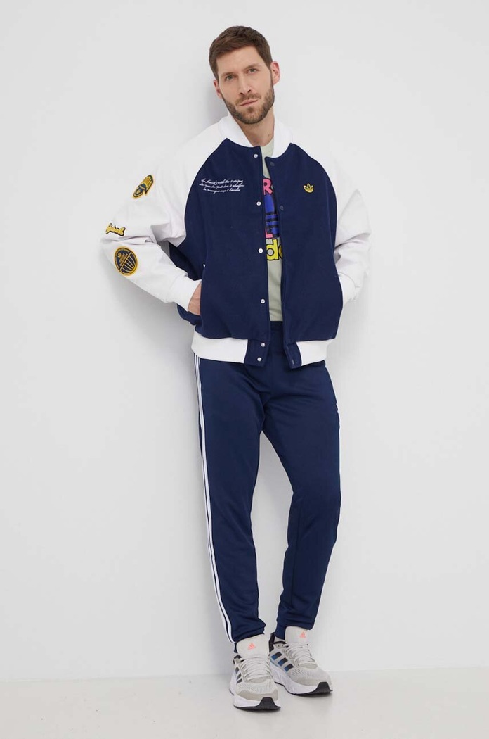 Βαμβακερό μπλουζάκι adidas Originals IS0231 πράσινο SS24