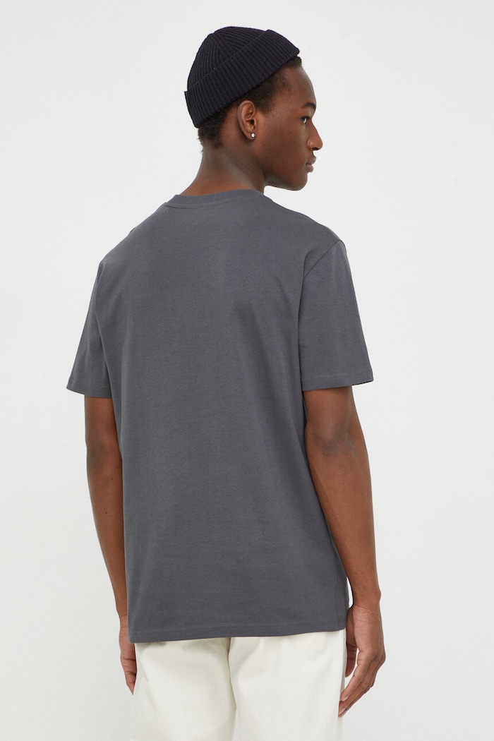 T-shirt bawełniany 2-pack Marc O'Polo 421205809104 szary