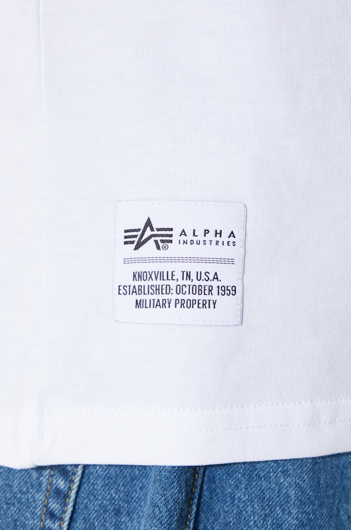 Alpha Industries tricou din bumbac Logo BP 146507