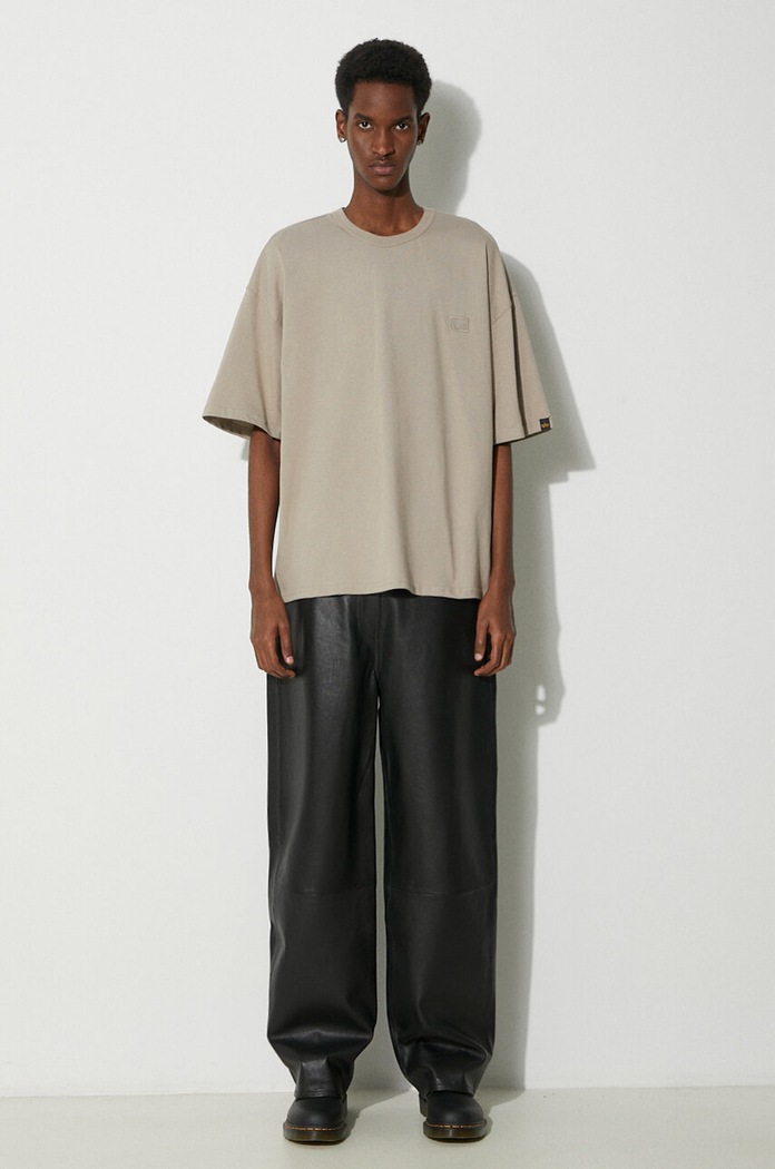 Alpha Industries t-shirt bawełniany Essentials RL 146504 beżowy AW24