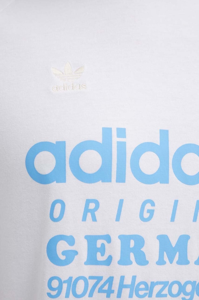 adidas Originals t-shirt bawełniany IR9634 beżowy