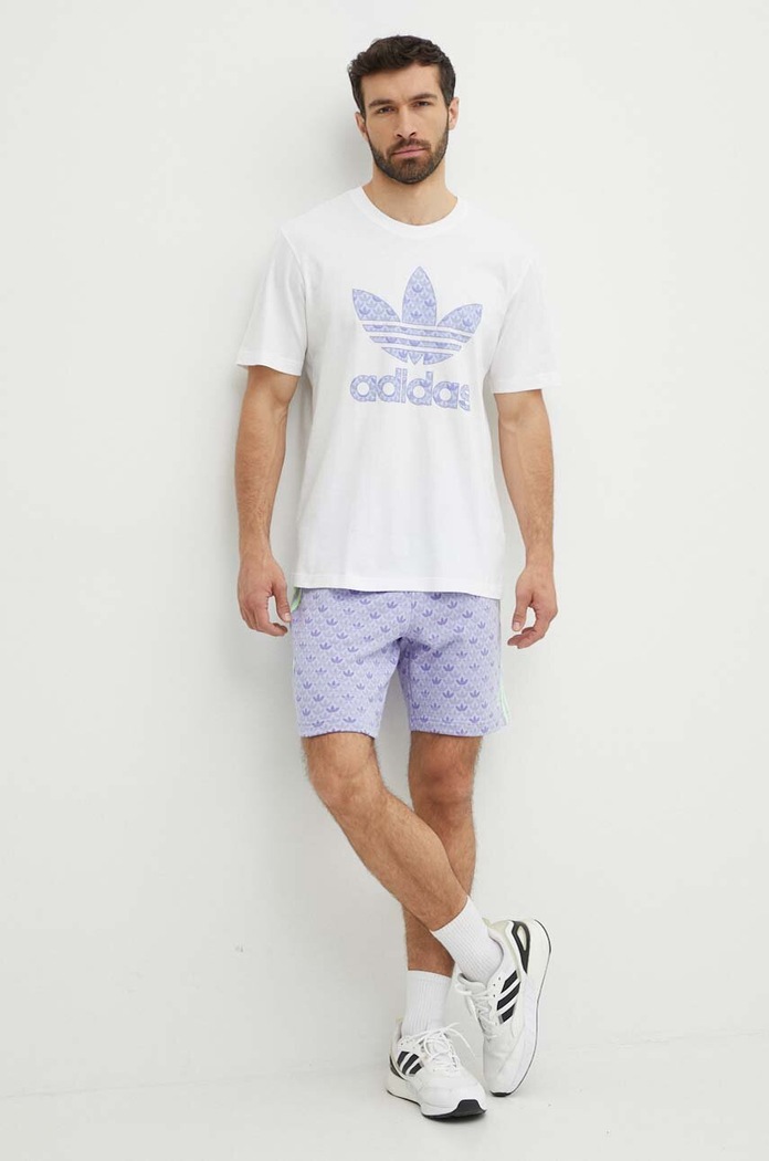 Bavlnené tričko adidas Originals IS0205 biela SS24