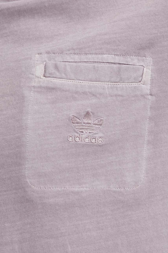 Bavlnené tričko adidas Originals IS1762 fialová
