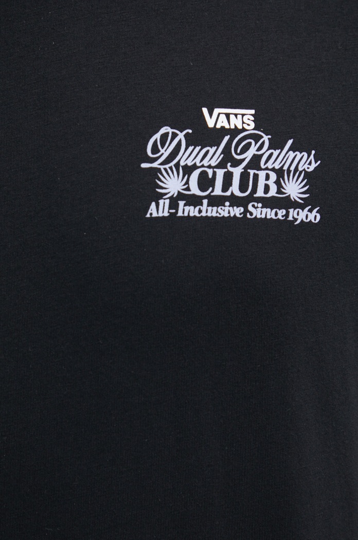 Vans t-shirt bawełniany VN000G5MBLK1 czarny