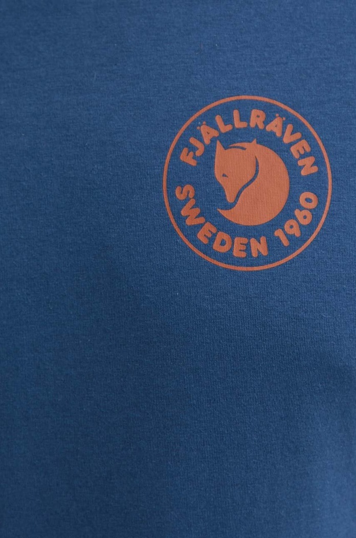 Kratka majica Fjallraven 1960 Logo T-shirt F87313.534 modra