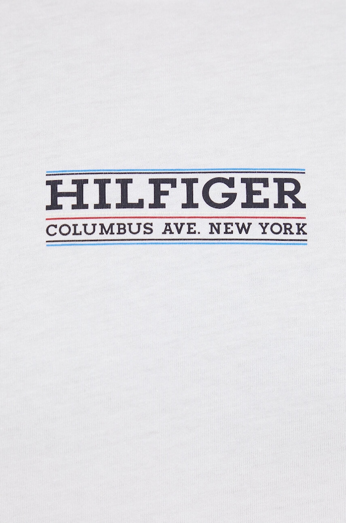 Tommy Hilfiger t-shirt bawełniany biały MW0MW34387