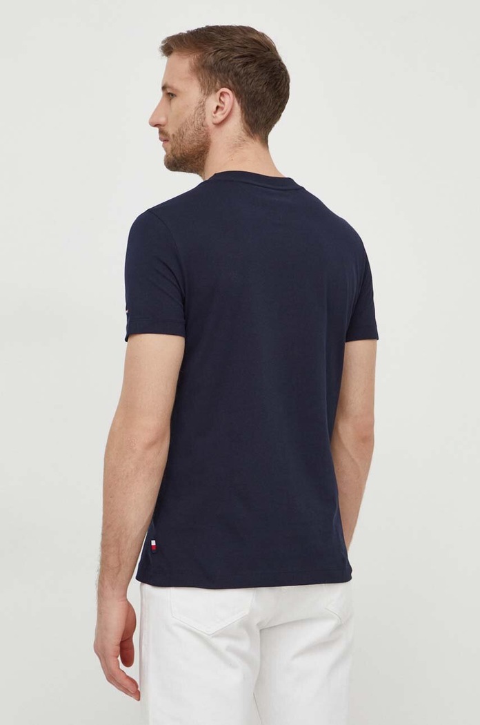 Odzież Tommy Hilfiger T-shirt bawełniany MW0MW34387 granatowy