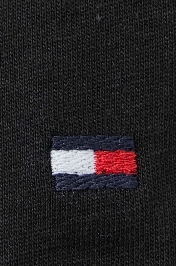 Tommy Hilfiger pamut póló MW0MW34435 fekete