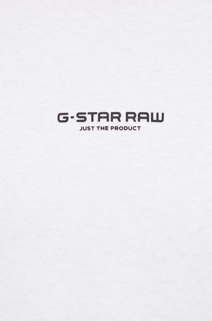 Bavlnené tričko G-Star D24780.C336 biela
