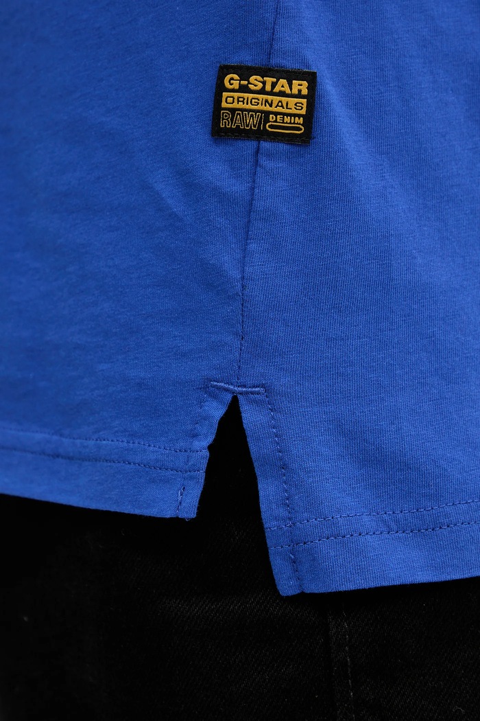 Бавовняна футболка G-Star Raw Nifous D24449.336 блакитний