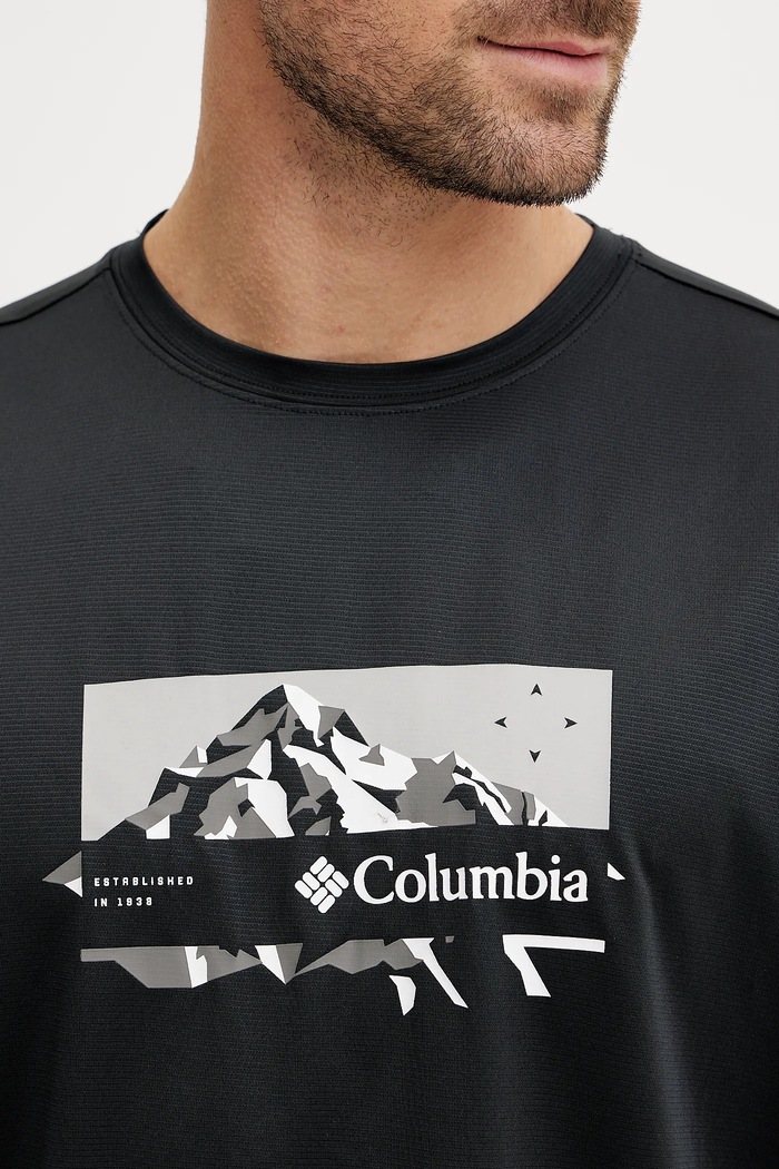 Sportska majica kratkih rukava Columbia Ice Lake 2071731 crna