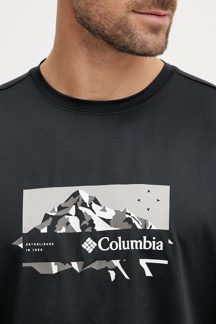 Sportska majica kratkih rukava Columbia Ice Lake 2071731 crna