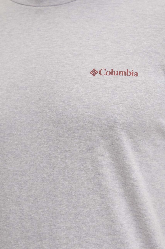 Bavlněné tričko Columbia Rapid Ridge 1934824. šedá