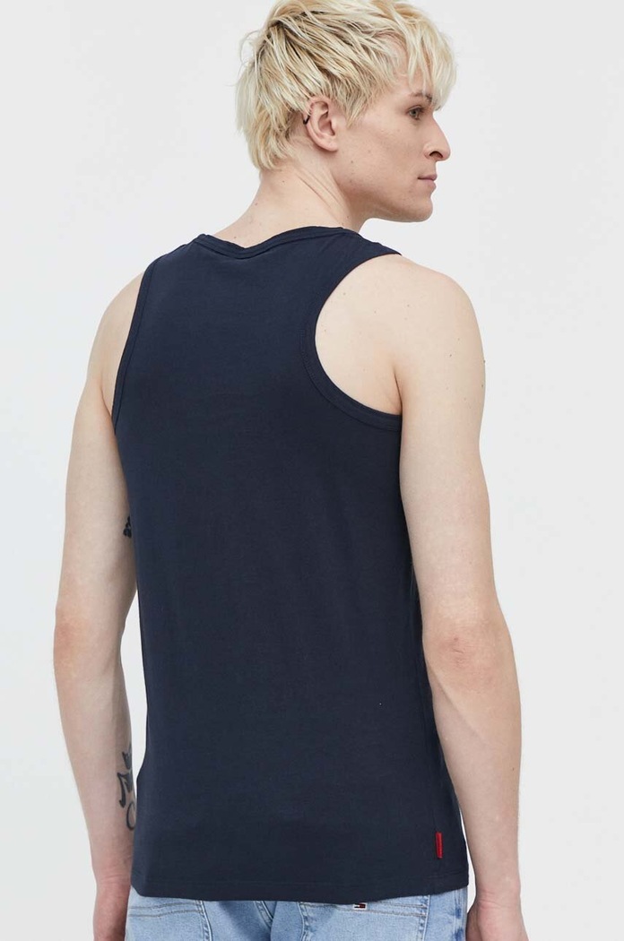 Oblačila Bombažna kratka majica Superdry M6010819A.98T mornarsko modra