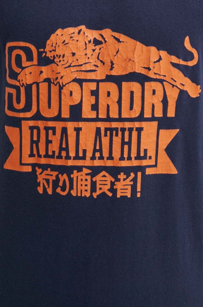 Kratka majica Superdry M6010818A.2AU mornarsko modra