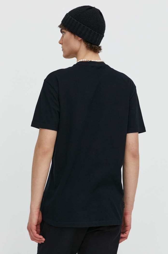 Oblečenie Bavlnené tričko Superdry M1011914A.02A čierna