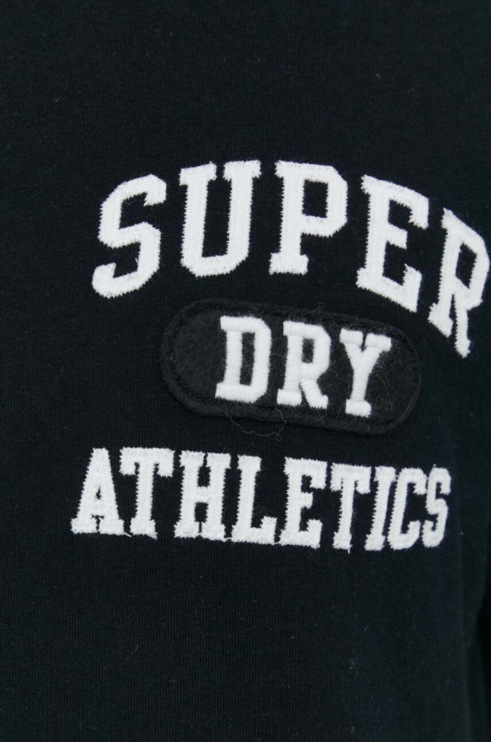 Bavlnené tričko Superdry M1011914A.02A čierna