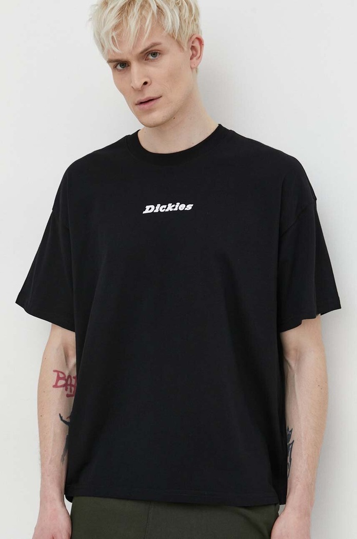 Dickies pamut póló ENTERPRISE TEE SS fekete DK0A4YRN