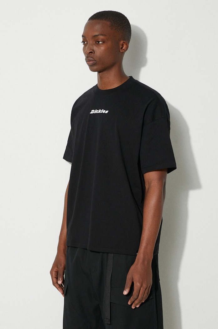 Bavlněné tričko Dickies ENTERPRISE TEE SS černá DK0A4YRN