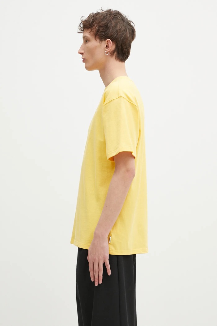 Puma tricou din bumbac MMQ 624009 galben SS25