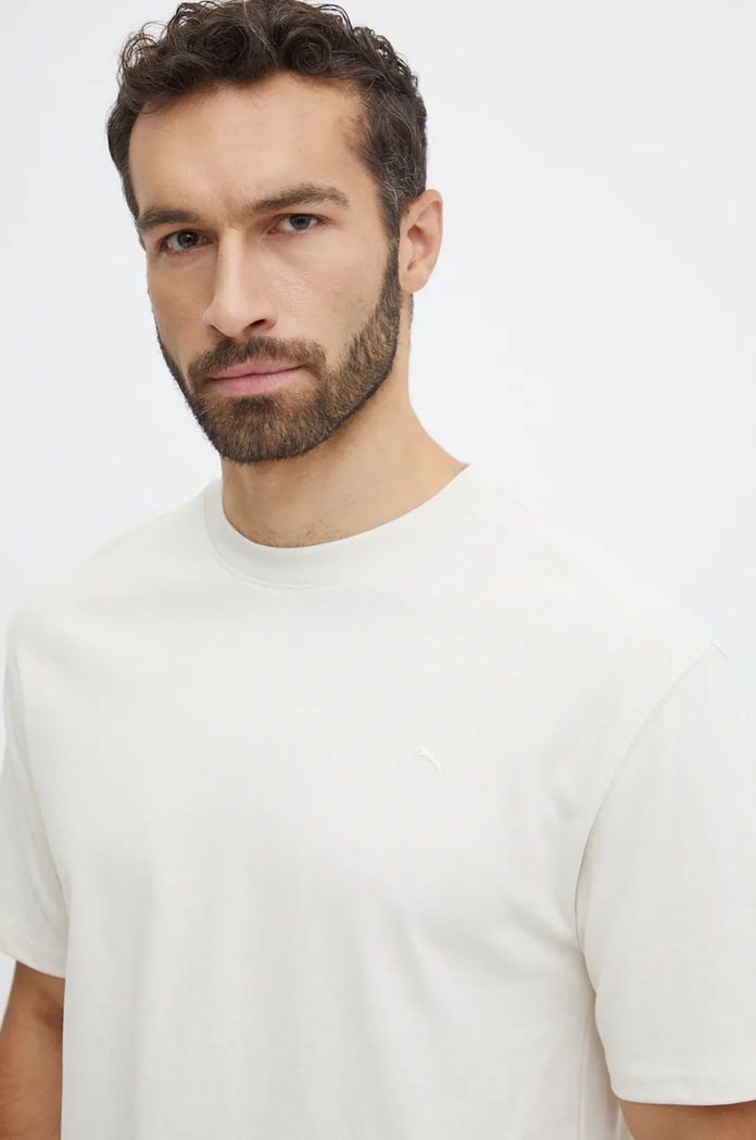 Puma tricou din bumbac MMQ bej 624009