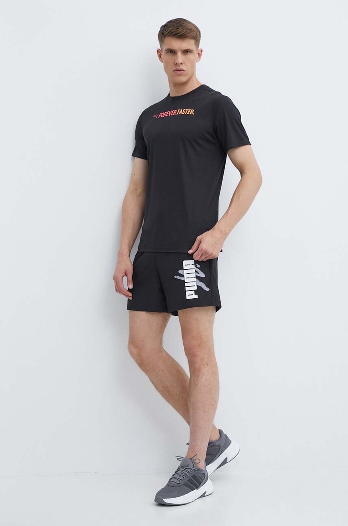Puma tricou de alergare Run Favourite 525003 negru SS24