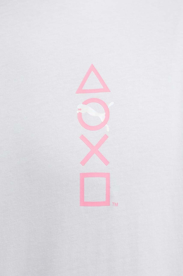 Puma tricou din bumbac PUMA X PLAYSTATION 624694 gri