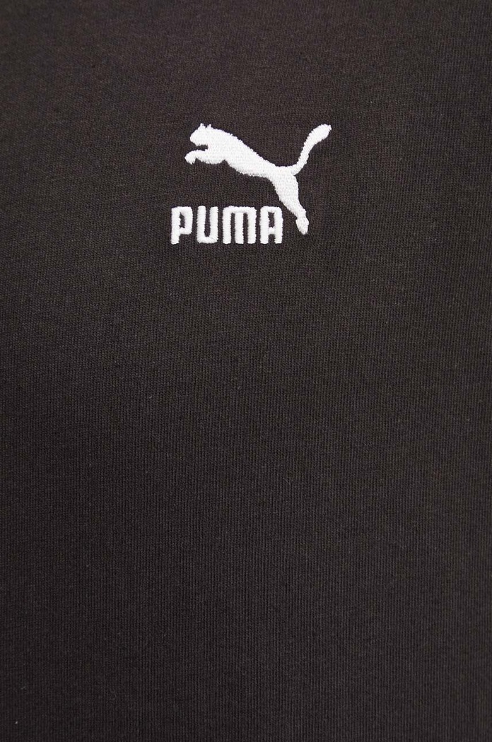 Βαμβακερό μπλουζάκι Puma 679188 μαύρο