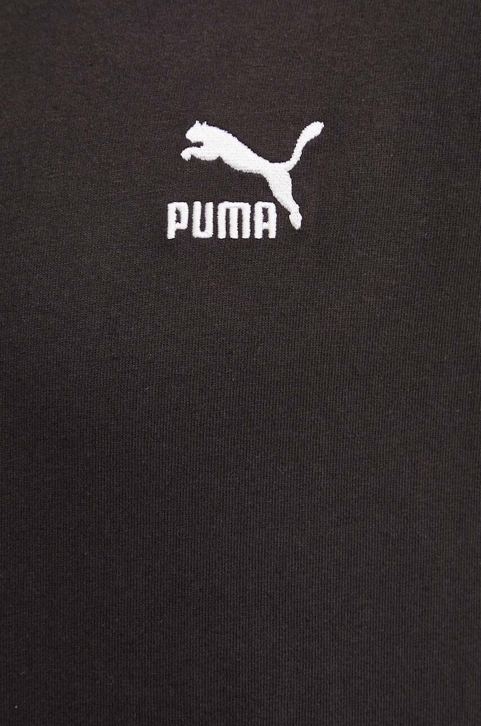 Βαμβακερό μπλουζάκι Puma 679188 μαύρο