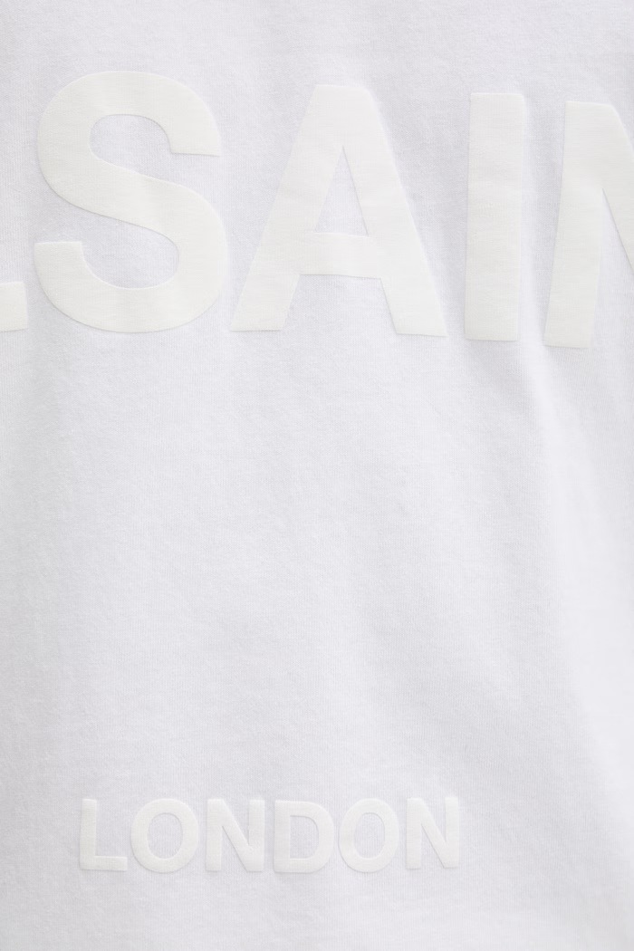 AllSaints tricou bărbătesc din bumbac BIGGY SS CREW MG512Z bej