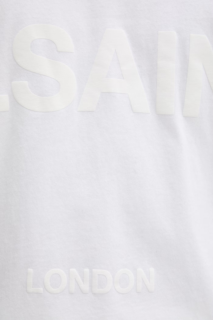 AllSaints tricou bărbătesc din bumbac BIGGY SS CREW MG512Z bej