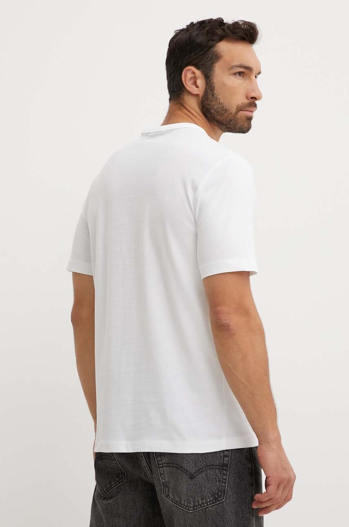 Bavlněné tričko Calvin Klein Jeans J30J323484 béžová AA00