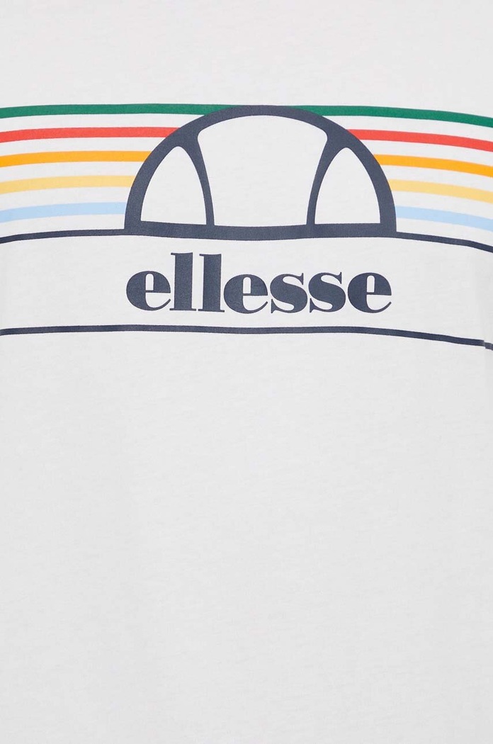 Ellesse t-shirt bawełniany Lentamente T-Shirt SHV11918 biały