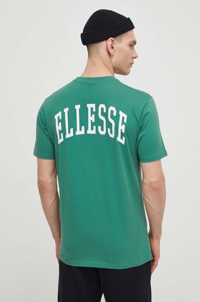 Oblečení Bavlněné tričko Ellesse Harvardo T-Shirt SHV20245 zelená