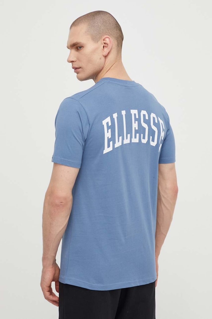 Odzież Ellesse t-shirt bawełniany Harvardo T-Shirt SHV20245 niebieski