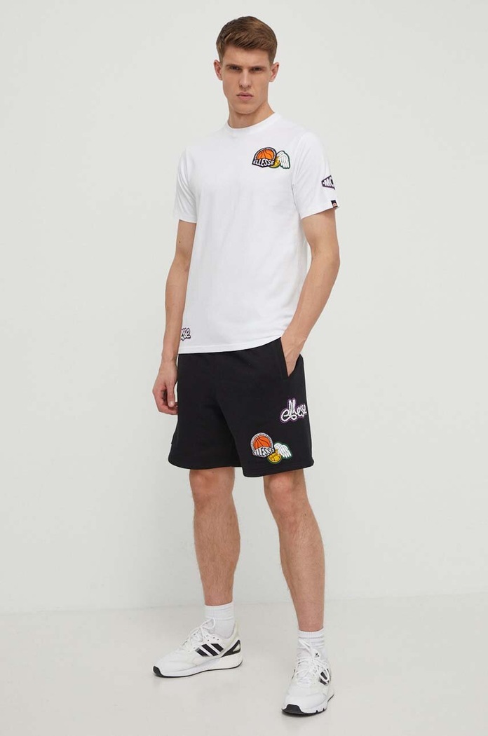 Bavlnené tričko Ellesse Boretto T-Shirt SHV20120 biela SS24