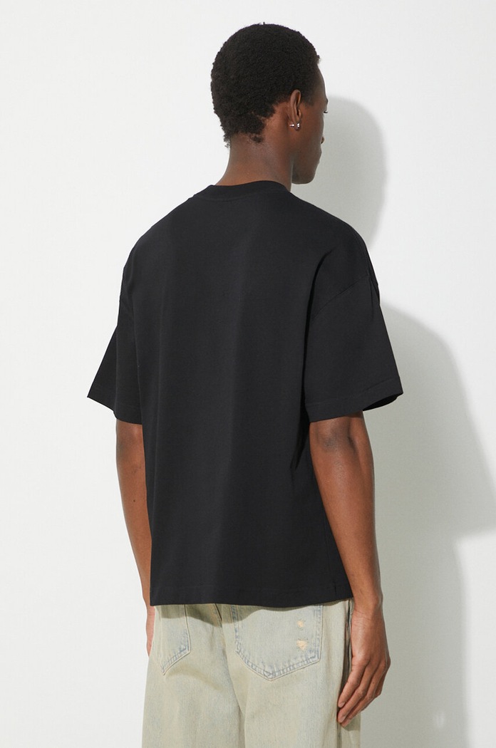 Abbigliamento Carhartt WIP t-shirt in cotone S/S Link Script T-Shirt I031373.0D2XX nero