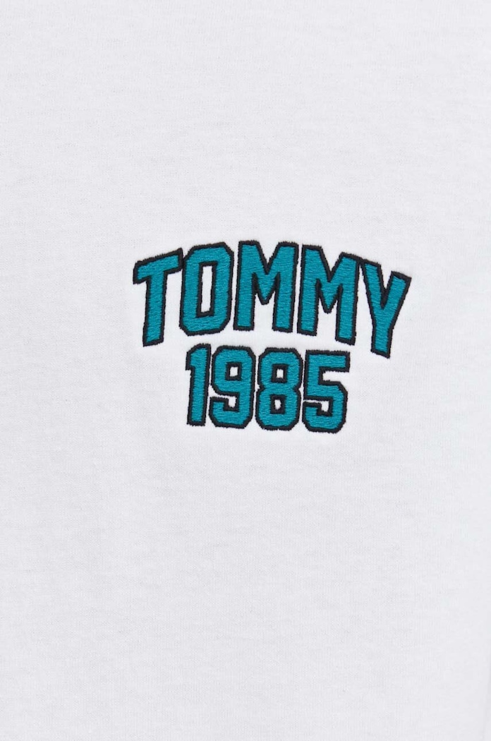 Tommy Jeans t-shirt bawełniany DM0DM18661 biały