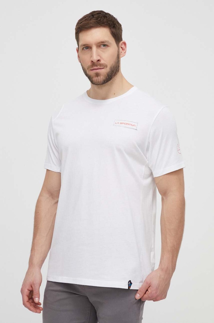 Odzież LA Sportiva t-shirt Mantra F31000000 biały