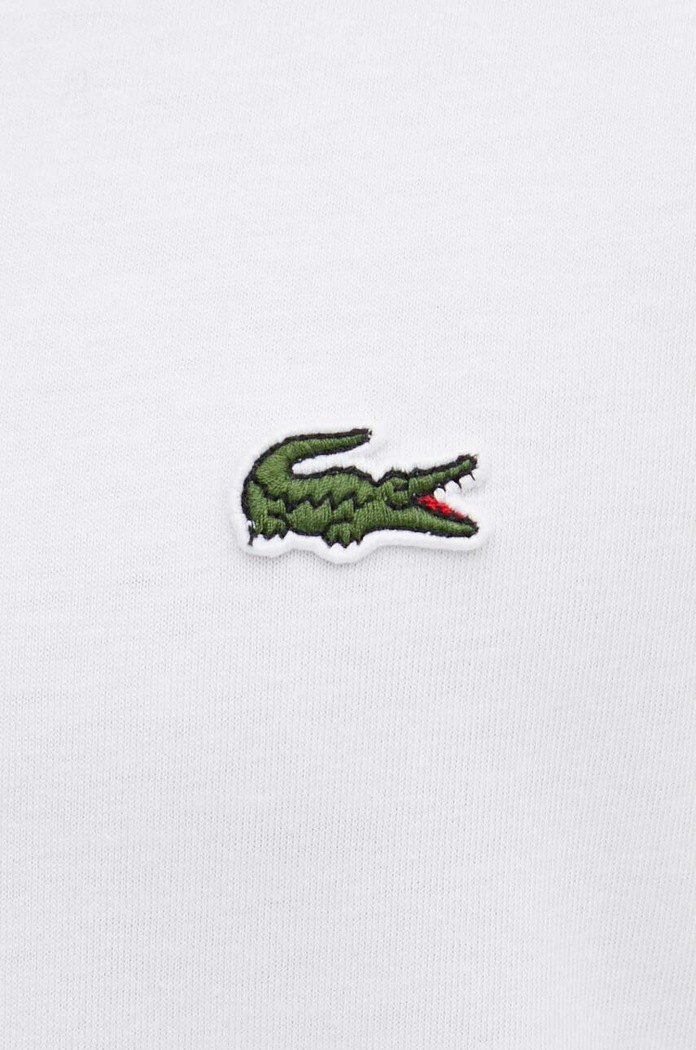 Lacoste t-shirt basic ανδρικό βαμβακερό TH7318 λευκό