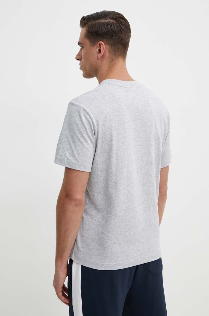 Oblečenie Lacoste basic tričko pánske bavlnené TH7318 sivá