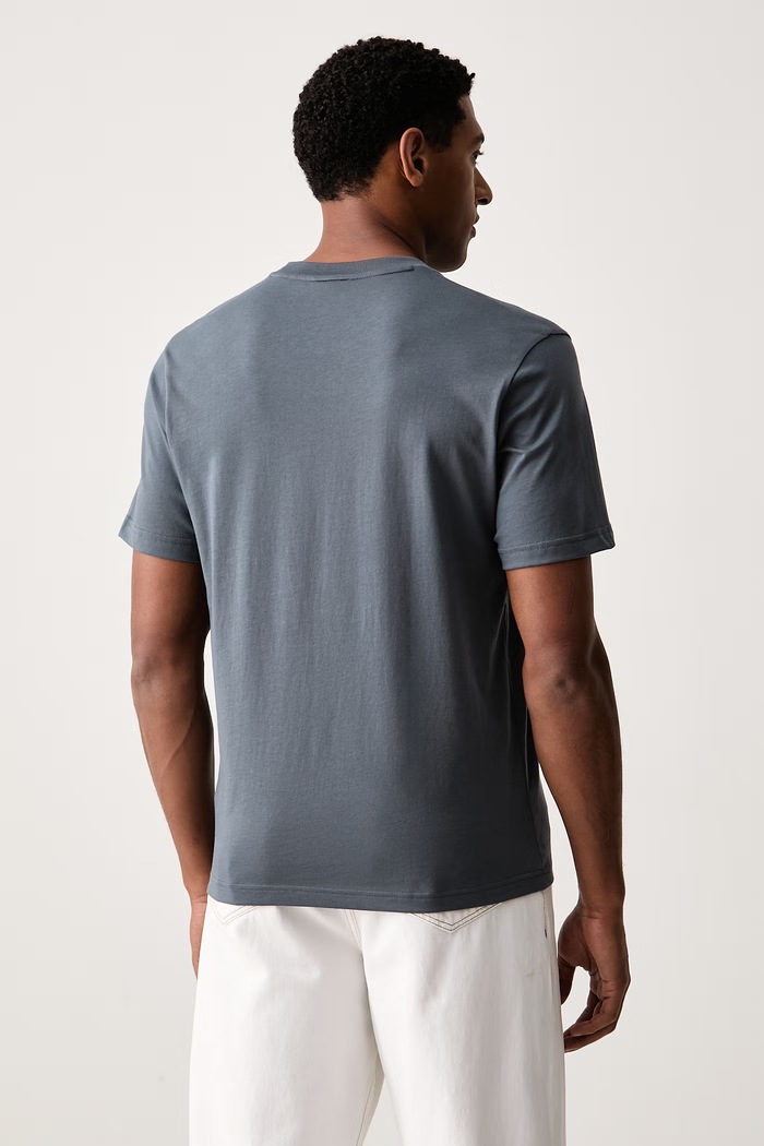 Oblečení Lacoste basic tričko pánské bavlněné TH7318 modrá