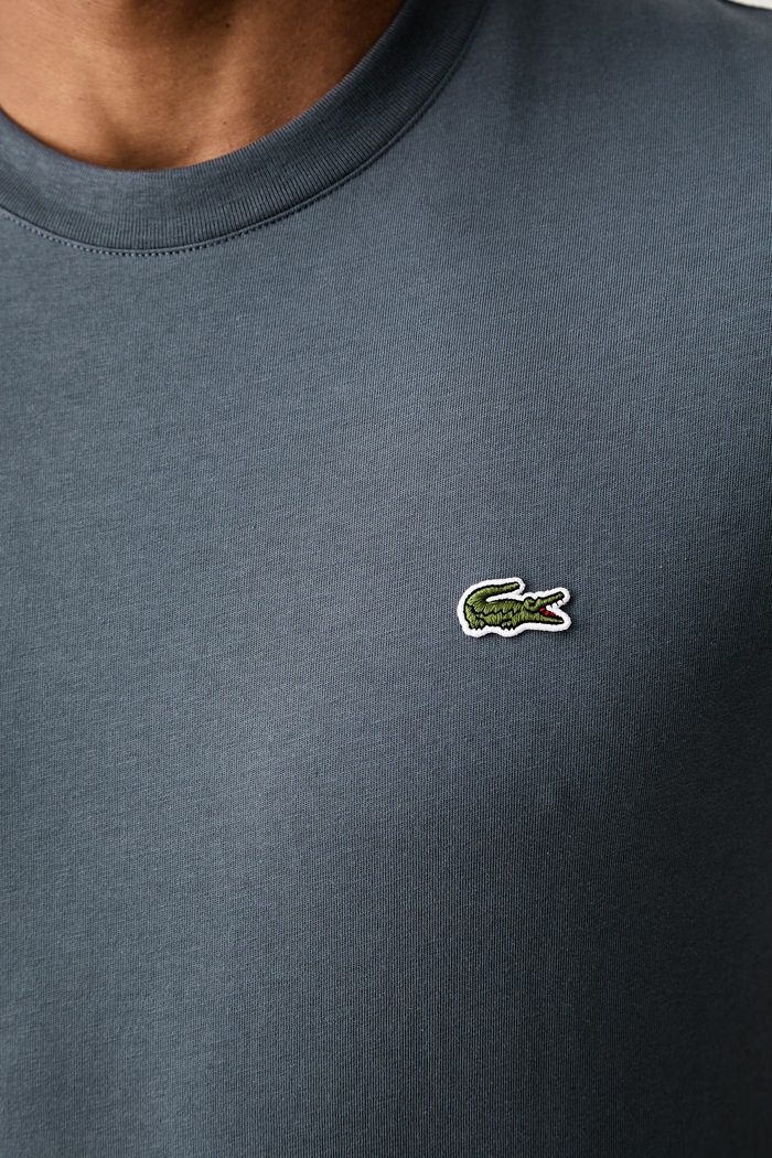 Lacoste basic tričko pánské bavlněné TH7318 modrá
