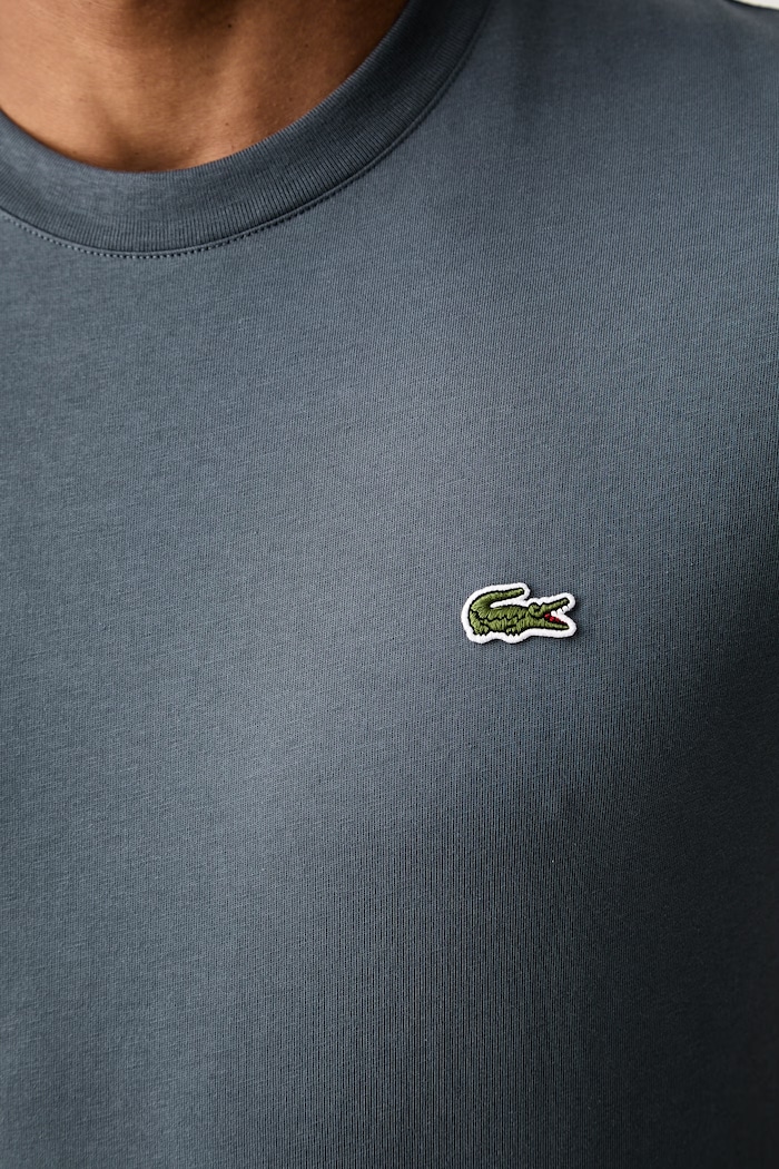 Lacoste basic tričko pánské bavlněné TH7318 modrá