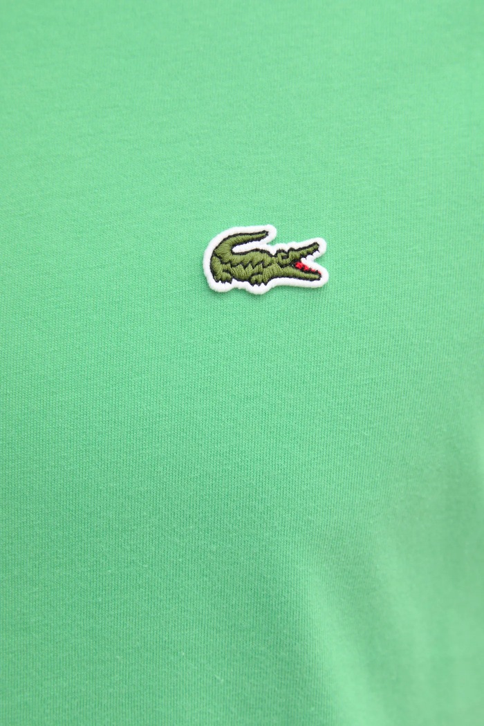 Lacoste basic tričko pánske bavlnené TH7318 zelená