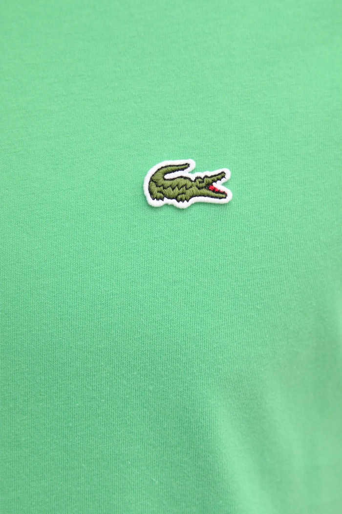 Lacoste basic tričko pánske bavlnené TH7318 zelená