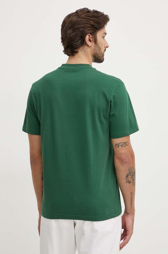 Oblečenie Lacoste basic tričko pánske bavlnené TH7318 zelená