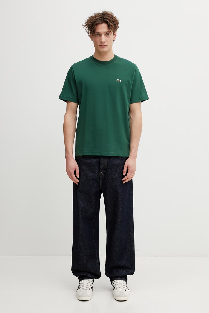 Lacoste Basic T-shirt cotton men's TH7318 green
