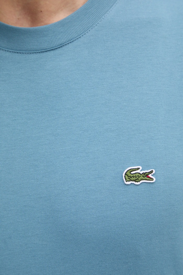 Lacoste tricou basic bărbătesc din bumbac TH7318 albastru